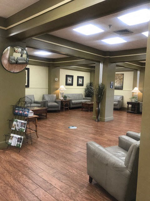 lobby with plenty of comfortable seating