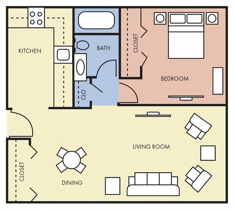 Floor Plans Of Central Manor Apartments In Daytona Beach Fl