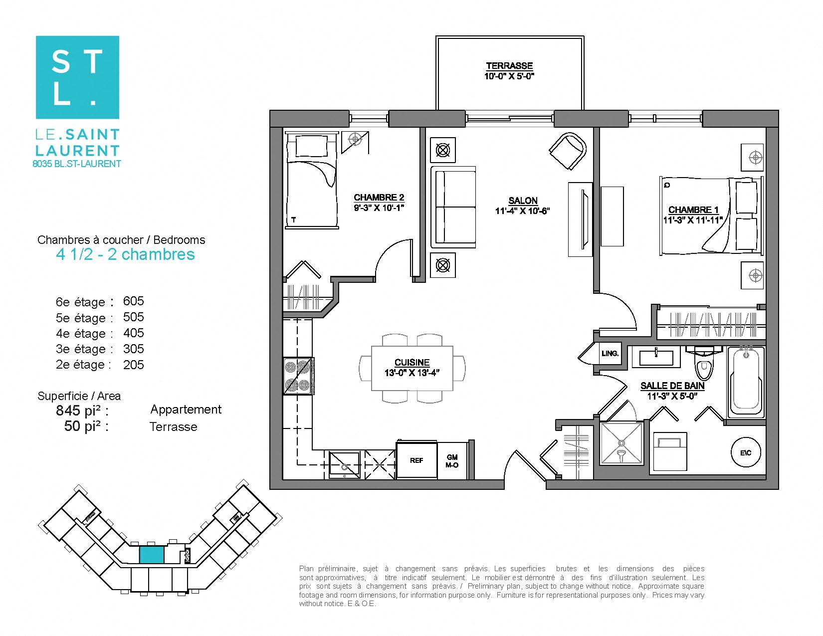 Pricing and Availability Le SaintLaurent Apartments
