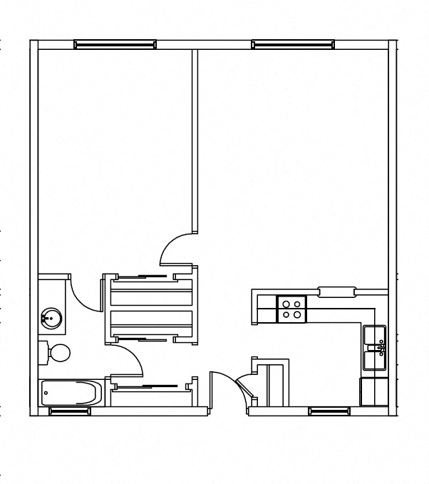 1 BED / 1 BATH