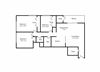 3 Bedroom 2 Bath Floor Plan