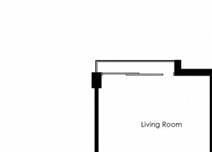 1 Bedroom 1 Bath Floor Plan