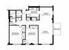 2 Bedroom 1 Bath Floor Plan