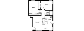 Two Bedroom One Bath