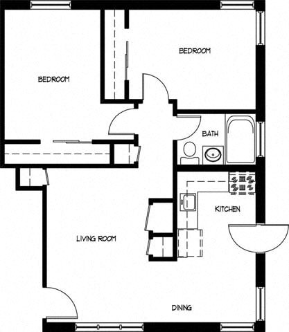 Floor Plans Of Hillcrest Apartments In Waukesha Wi