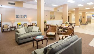 rec room 2 Episcopal Catholic Apartments in Winter Park, FL rec room with access to elevators