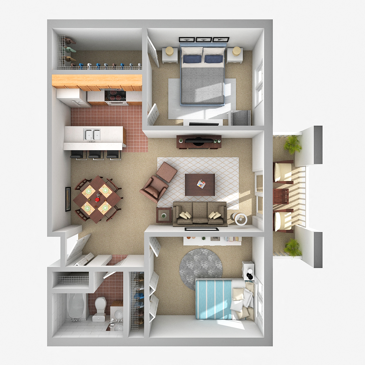 Two Bedroom C