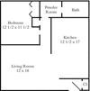 1 Bedroom 1 Bathroom