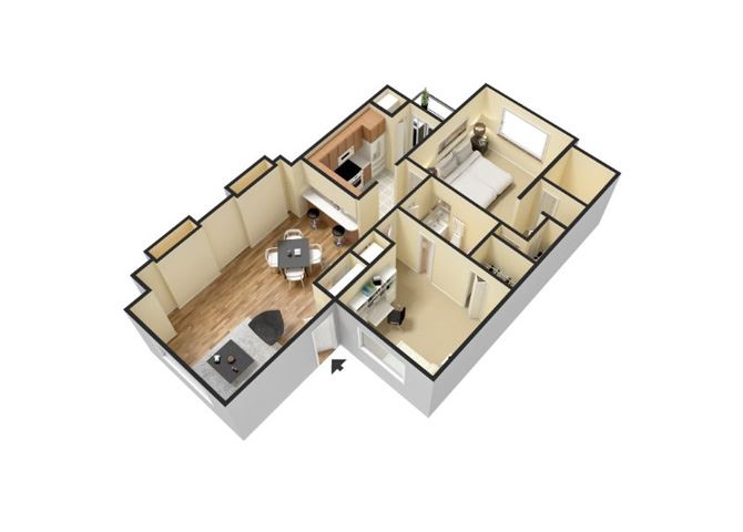 Large Two Bedroom