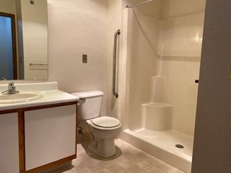 Abbott Parkside, one-bedroom bathroom, East Lansing, MI