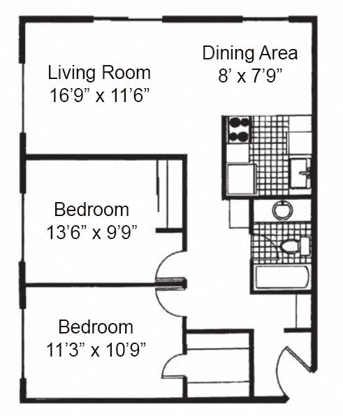 2 Bedroom