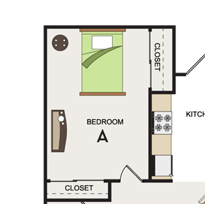 4x3 Townhouse Pricing per Bed