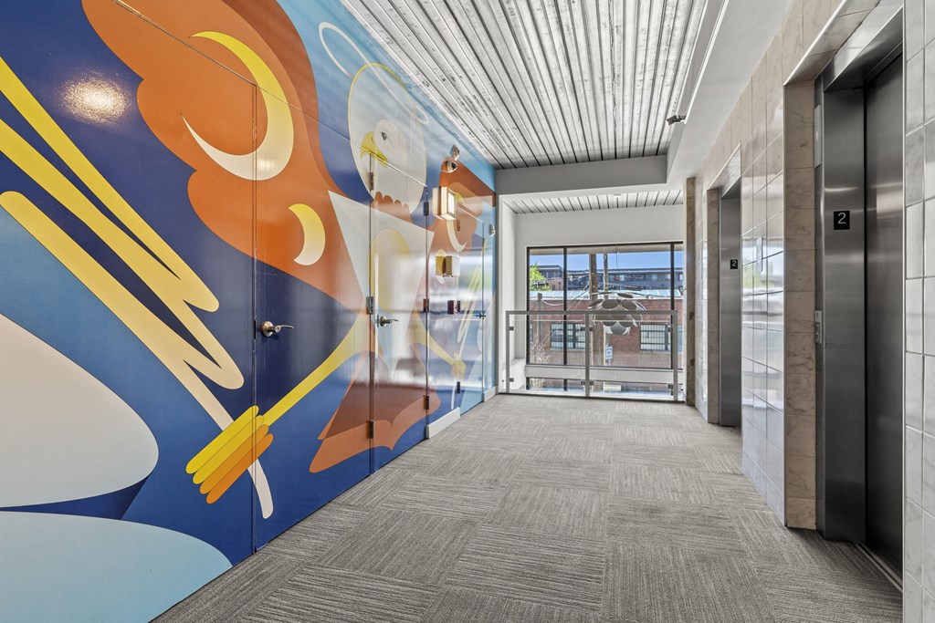 Lobby Area With Lockers at Scott's View, Richmond, VA 23230