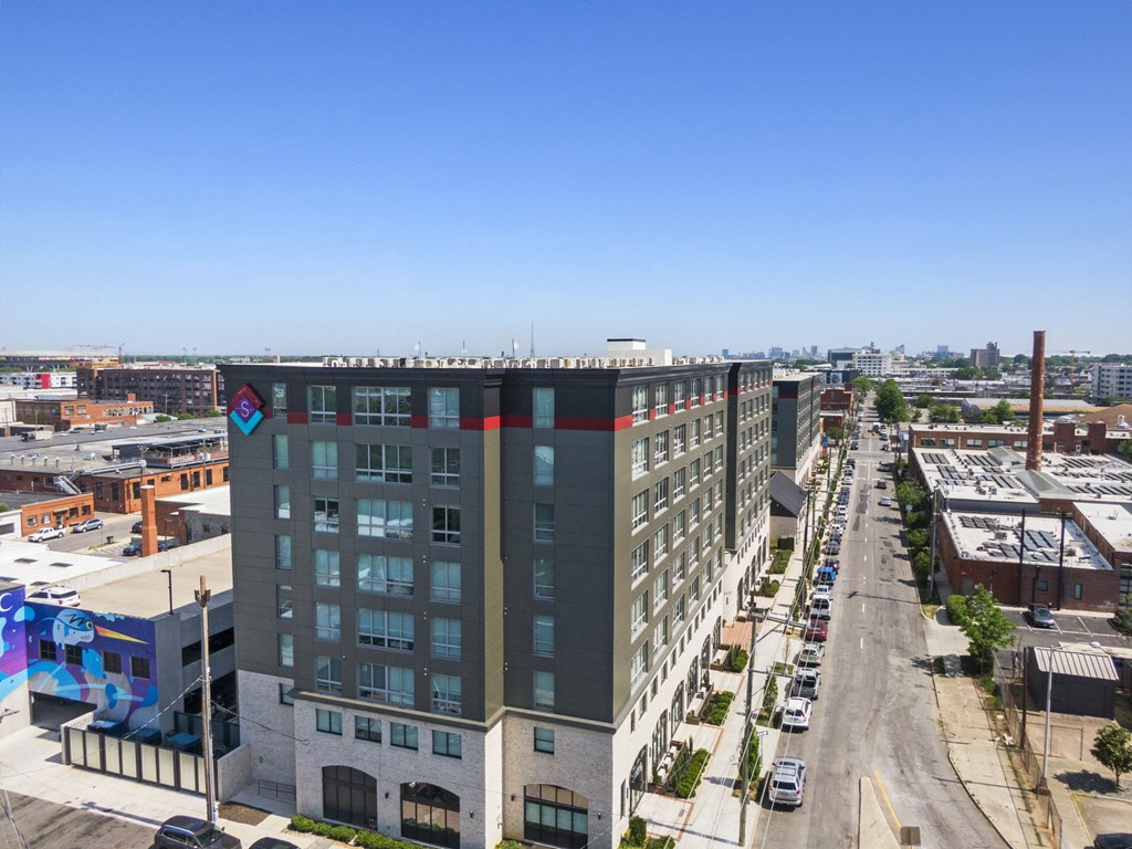 Building Aerial View at Scott's View, Richmond, VA 23230