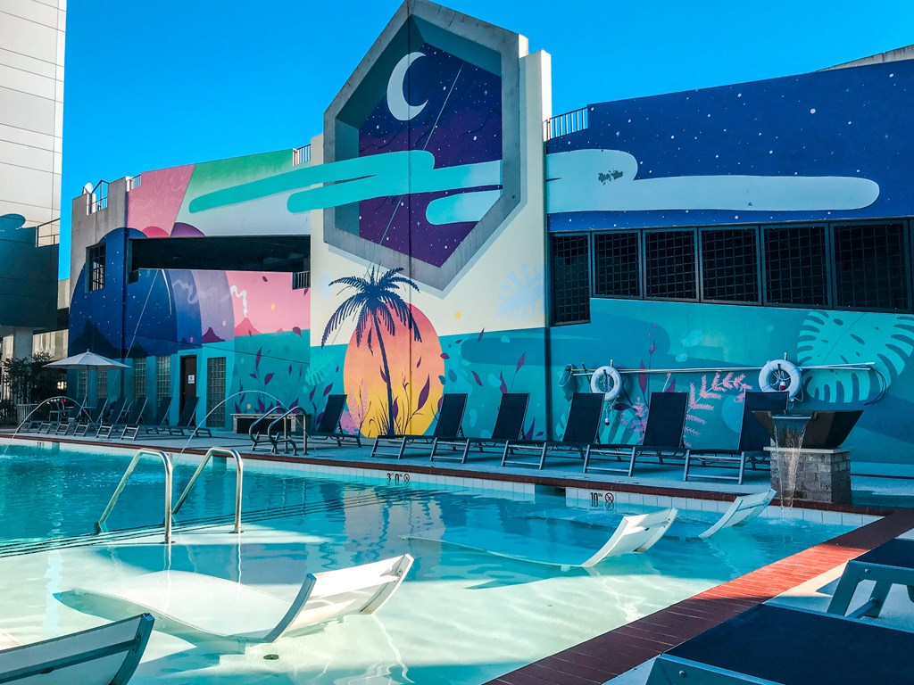 Picturesque Pool And Cabana Setting at Scott's View, Richmond, VA 23230