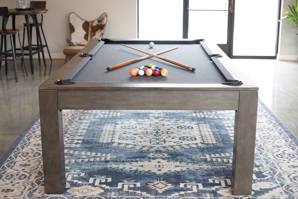 Billiards Table In Game Room at Scott's View, Richmond, VA 23230
