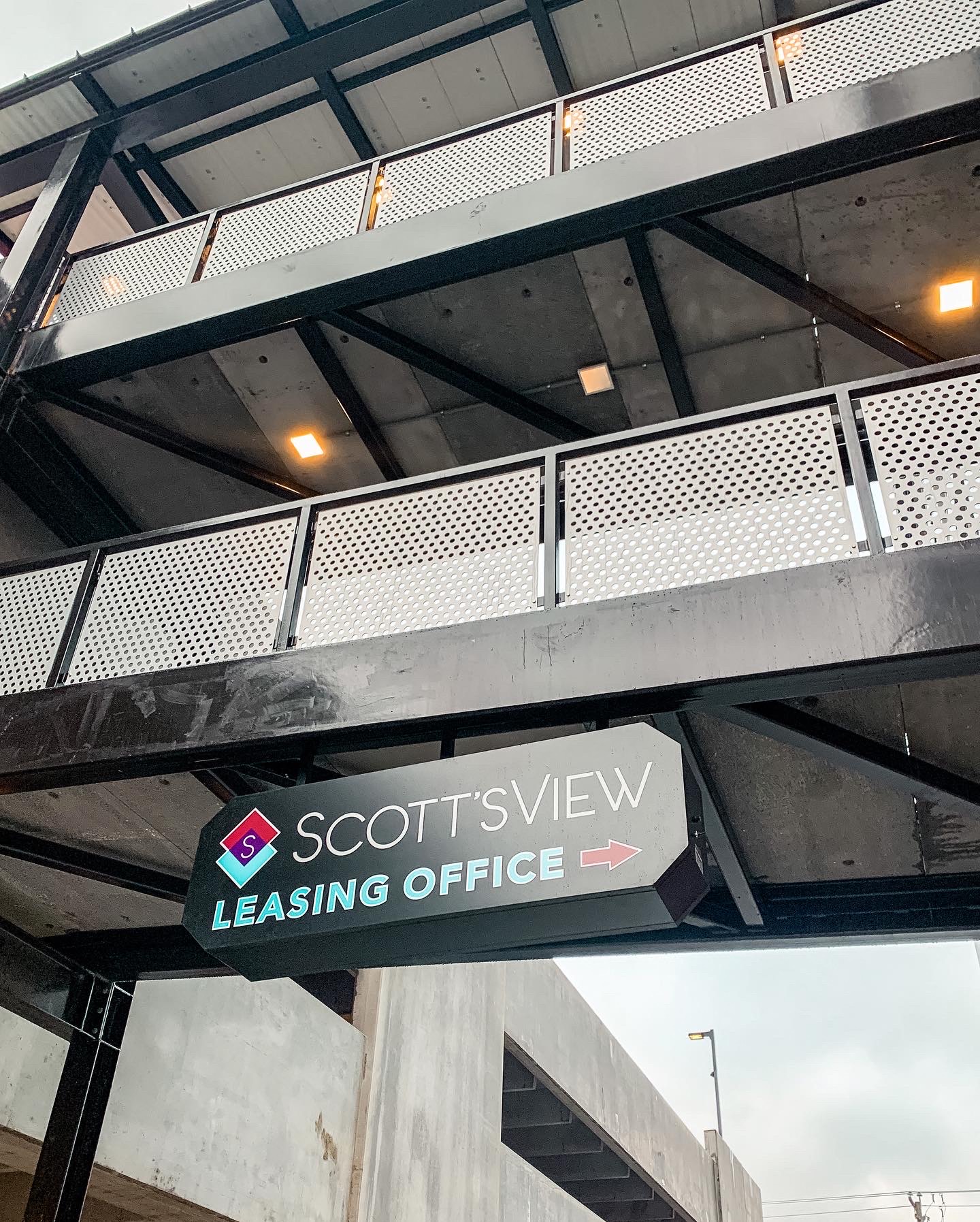 Signage at Scott's View, Richmond, VA 23230