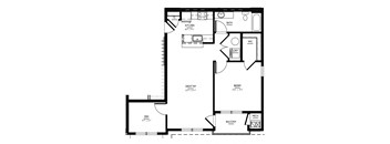 1 Bed/1 Bath-2B-A1 Phase II