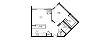 1 Bed/1 Bath-H Phase II