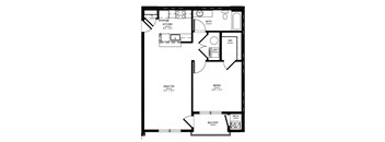 1 Bed/1 Bath Den-2B-A2 Phase II