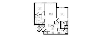 2 Bed/2 Bath-B-1a Phase I