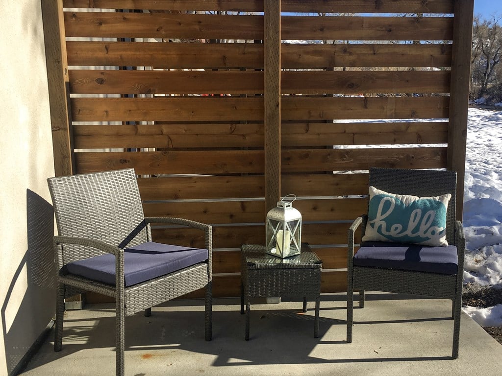 Back Patio at Dream Island, Colorado, 80487