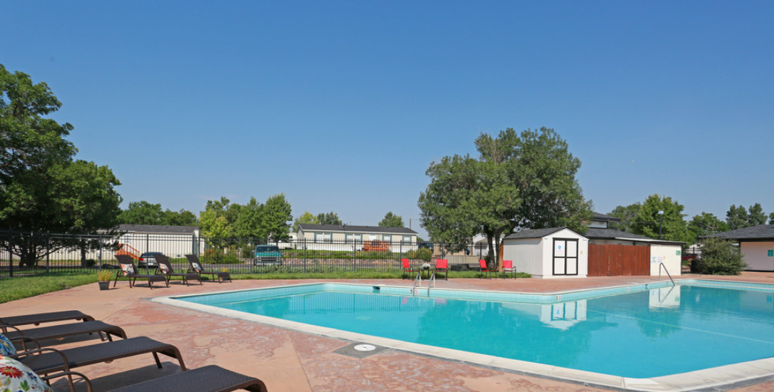 our apartments showcase an unique swimming pool