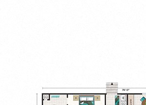Oak Creek Oak Creek 3 Bed 2 Bath Floor Plan at Heritage Oaks Rental Homes in Lincoln, NE