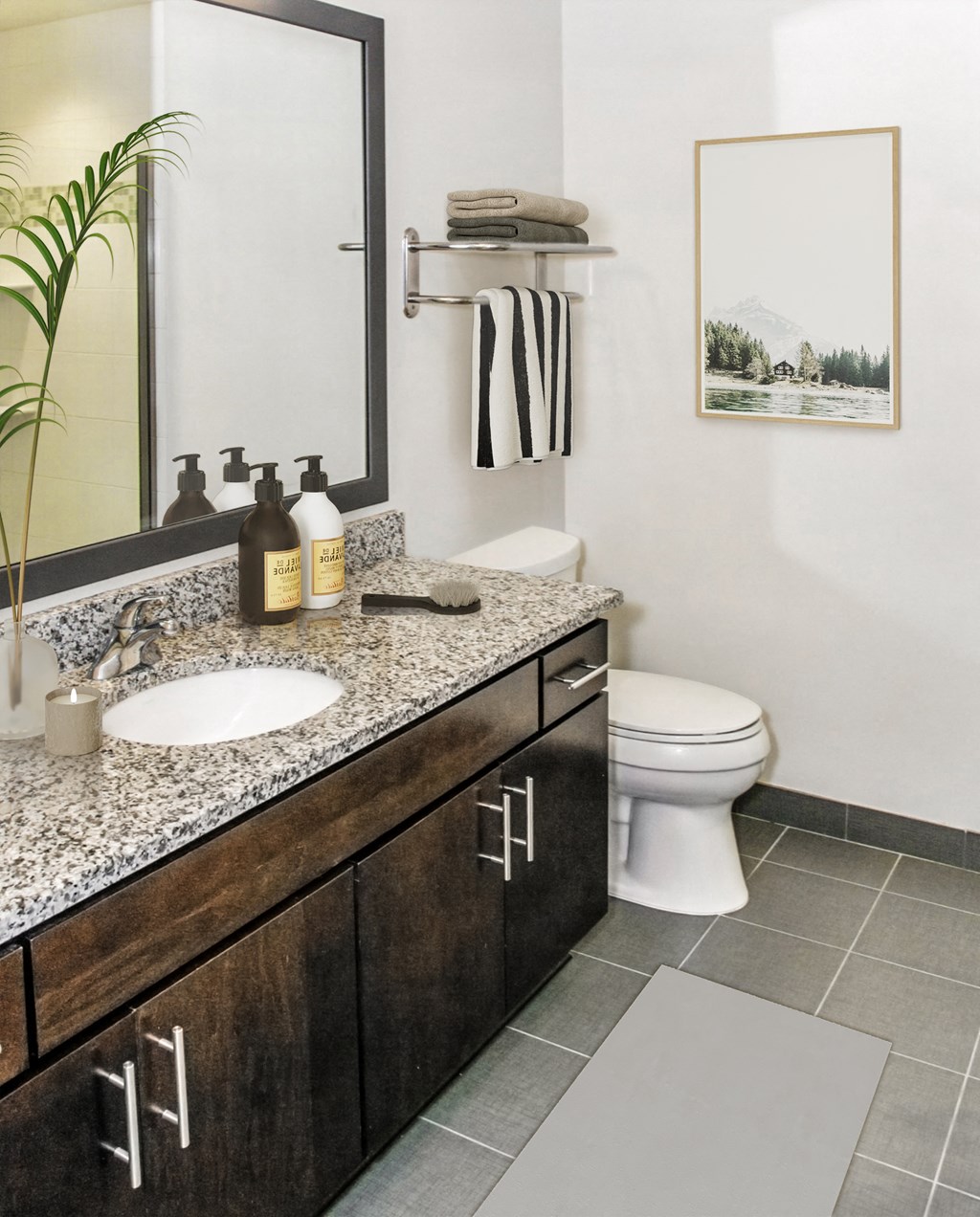 a bathroom with a sink and a toilet