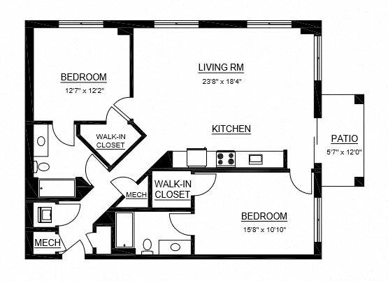 2 Bedroom - Call For Details