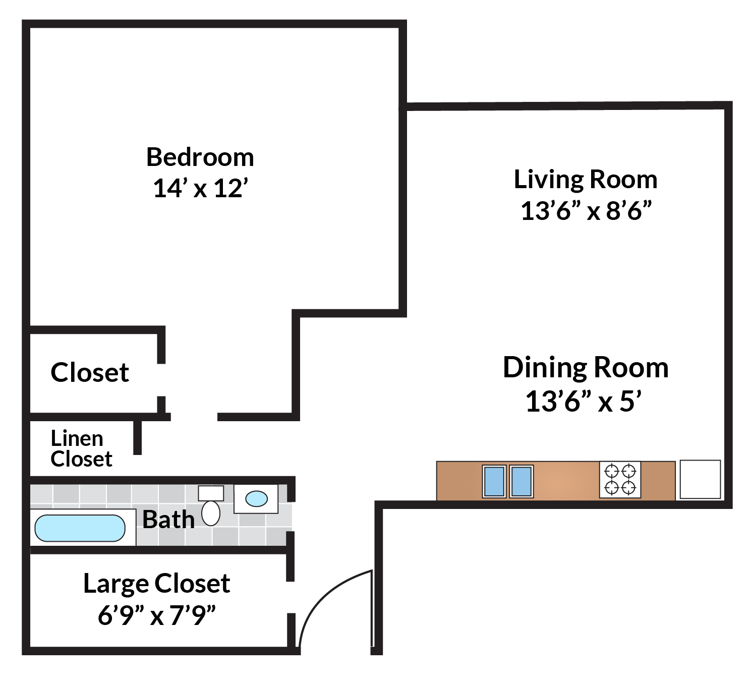 1 Bedroom - 04 Tier