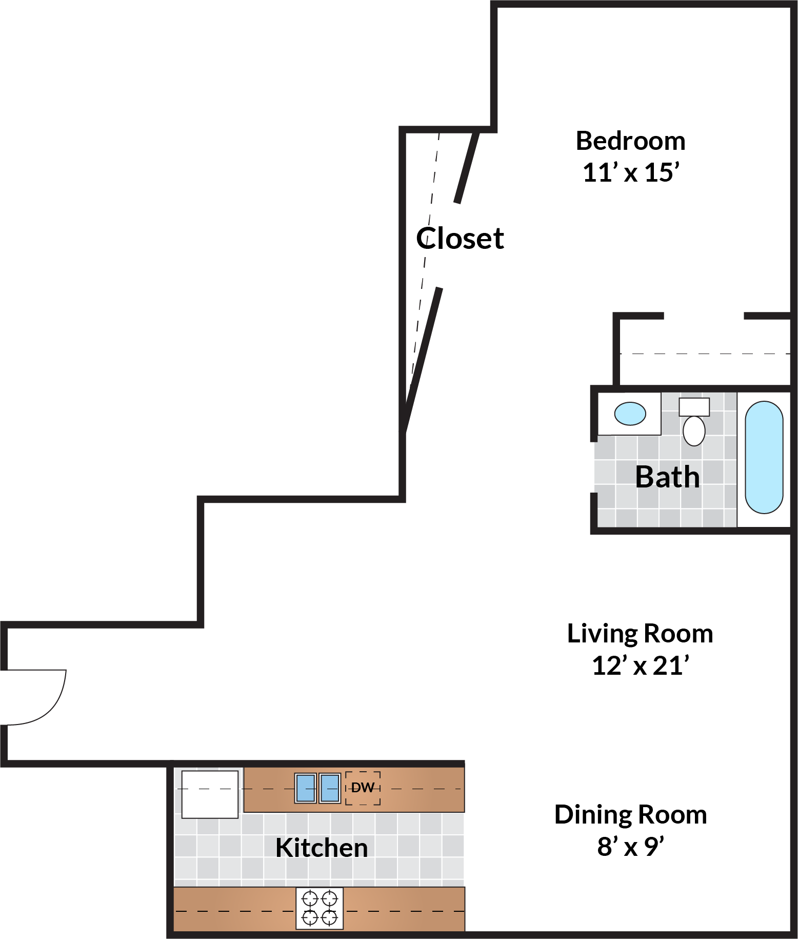 1 Bedroom - 07 Tier