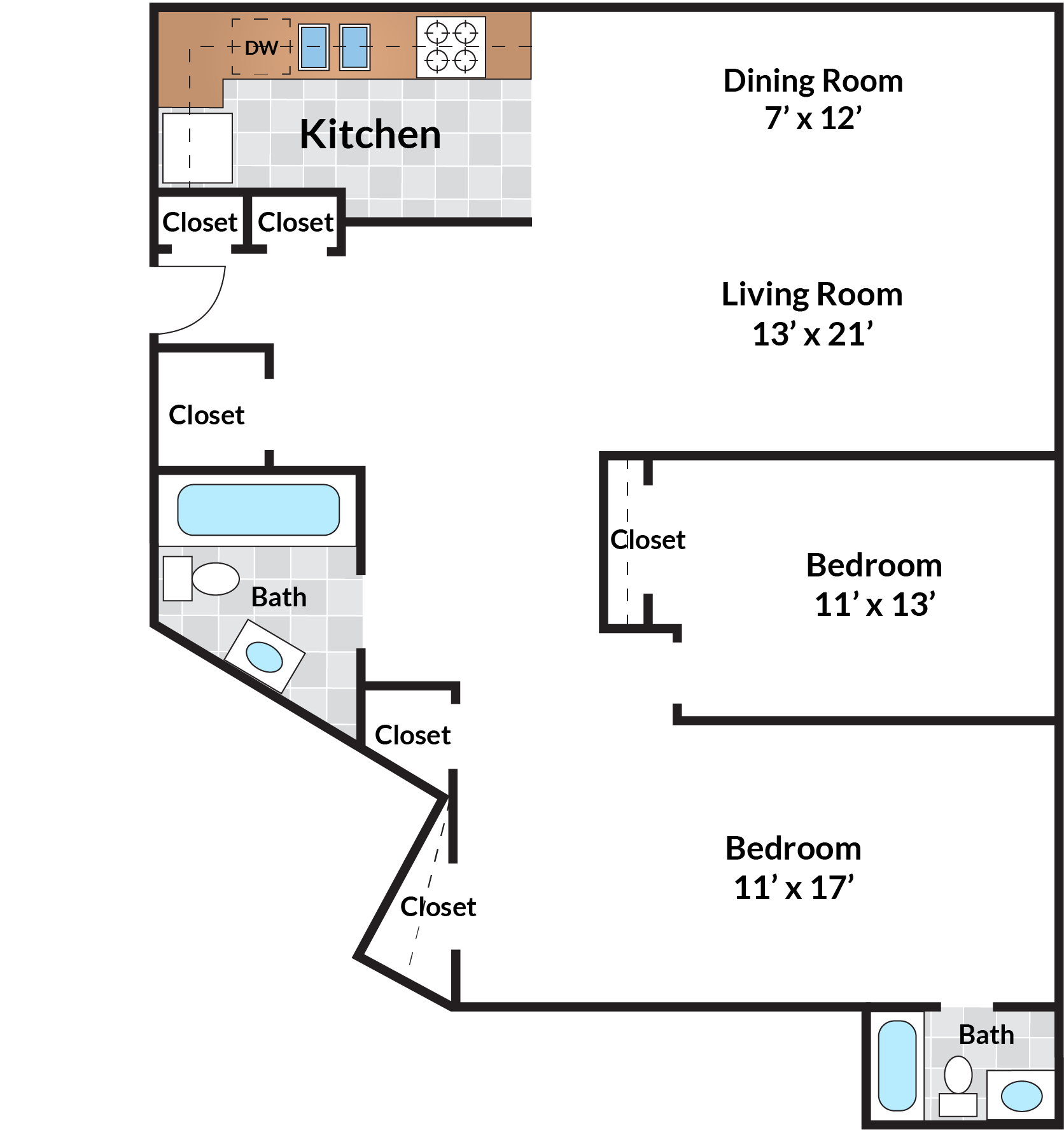 2 Bedroom  - 06 Tier