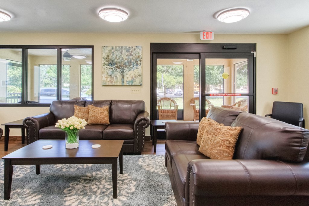 entrance in lobby of Villa San Carlos