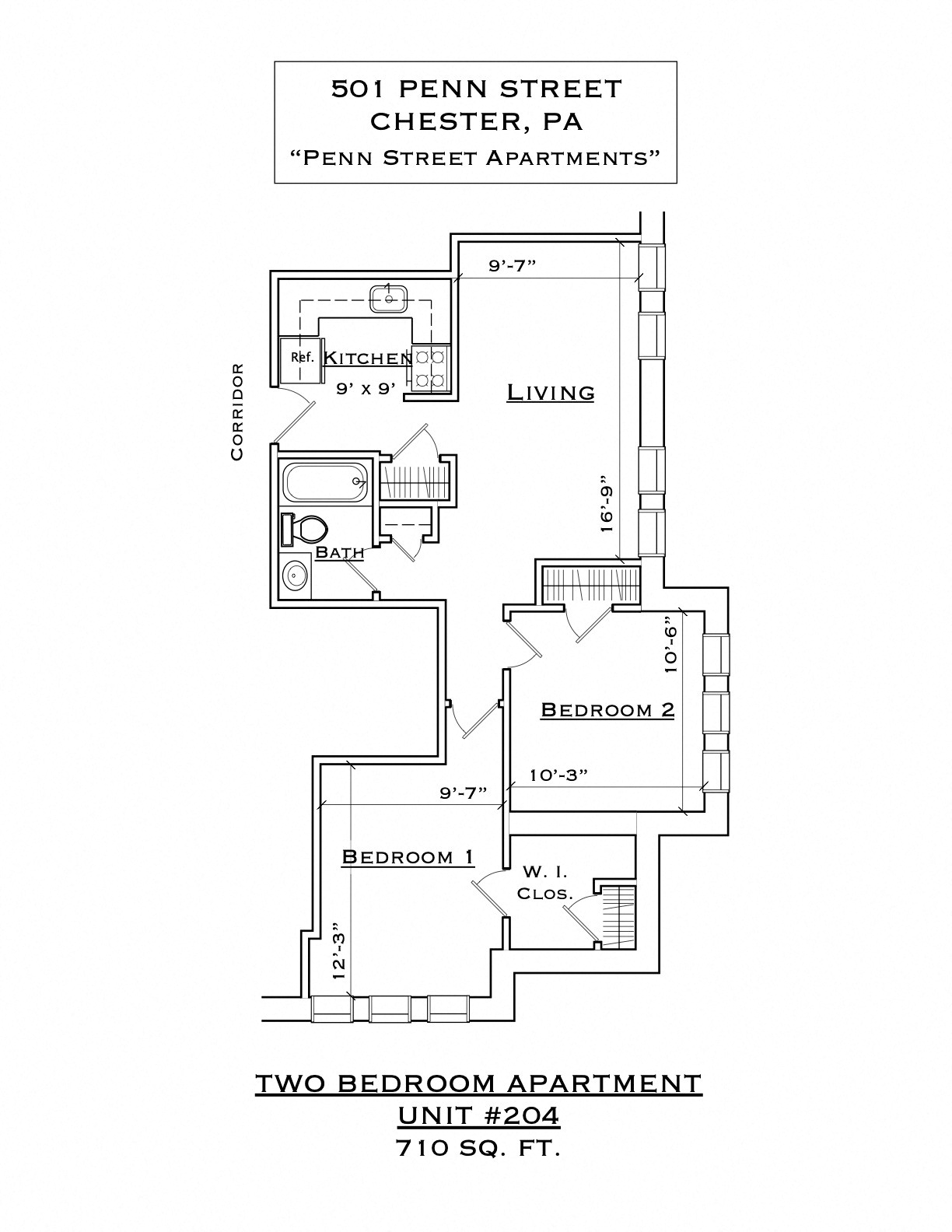 Penn Street 2 Bed