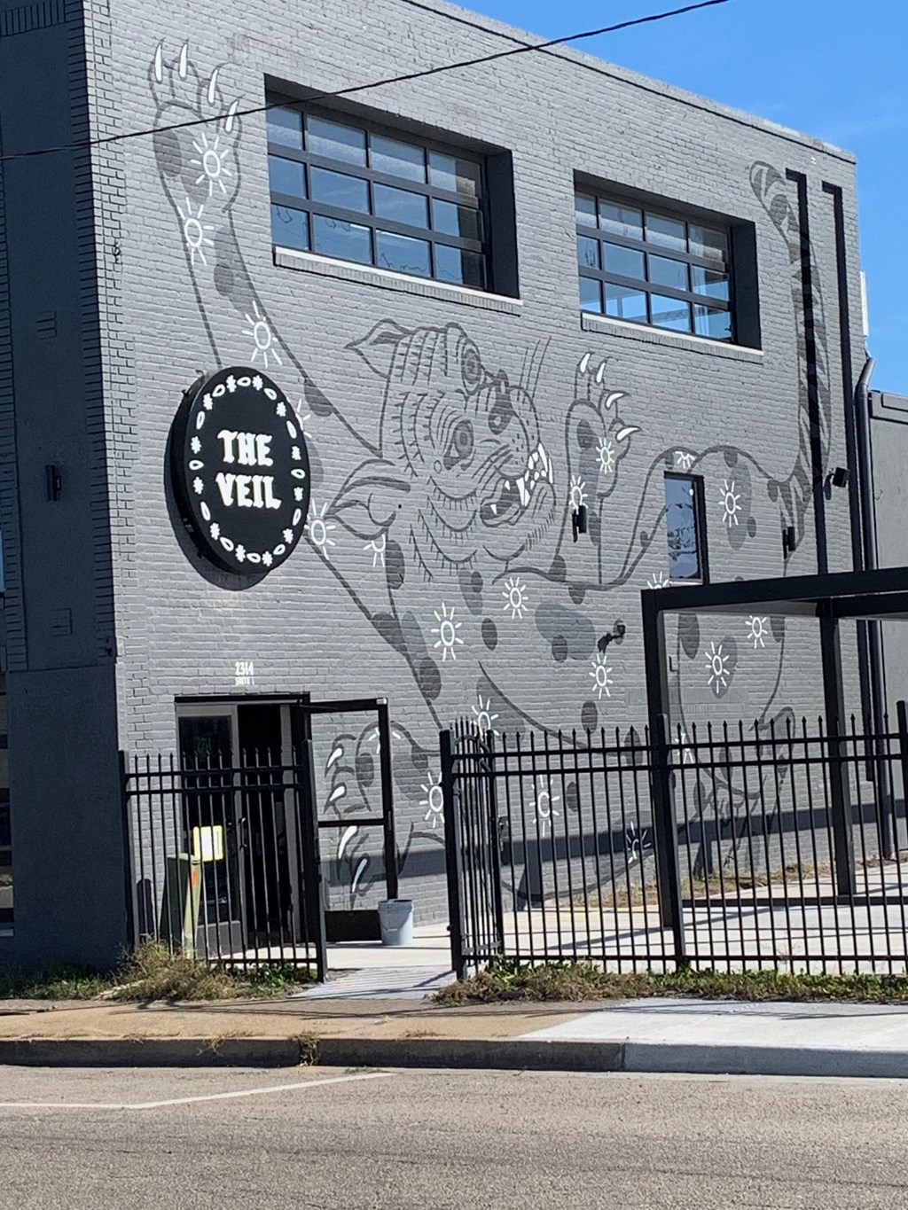 a mural on the side of a building