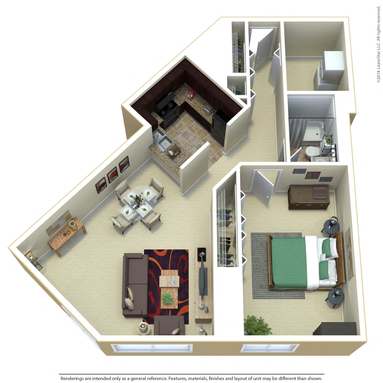 Park Charles 1 Bed 1 Bath