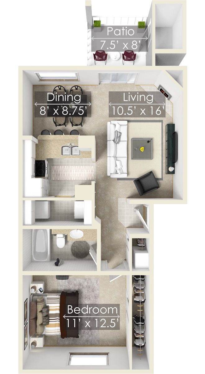 The Rainier One Bedroom Apartment The Rainier One Bedroom Apartment, Enumclaw WA