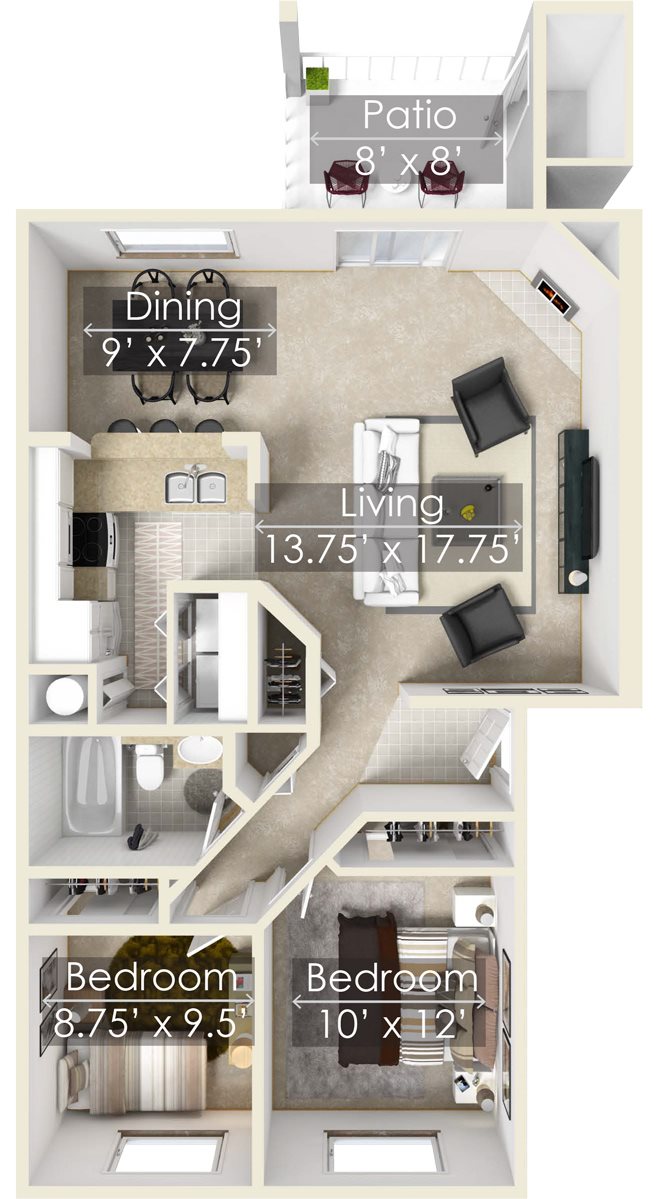 The White Rive Two Bedroom Apartment The White RIver Two Bedroom Apartment