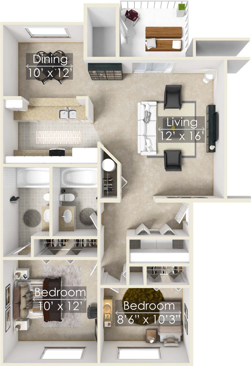 Slate Floor Plan 4