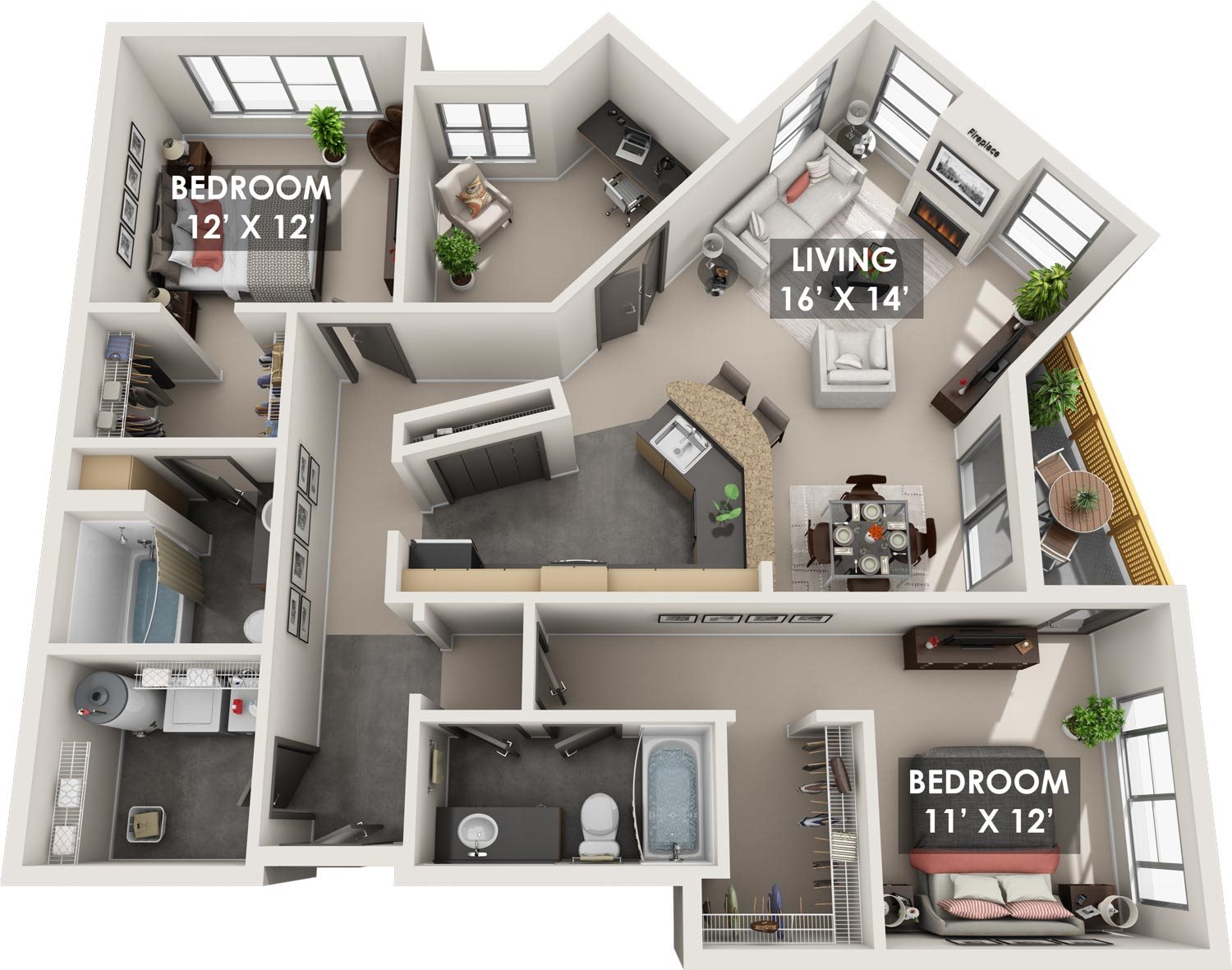 Cairo 3D Floorplan