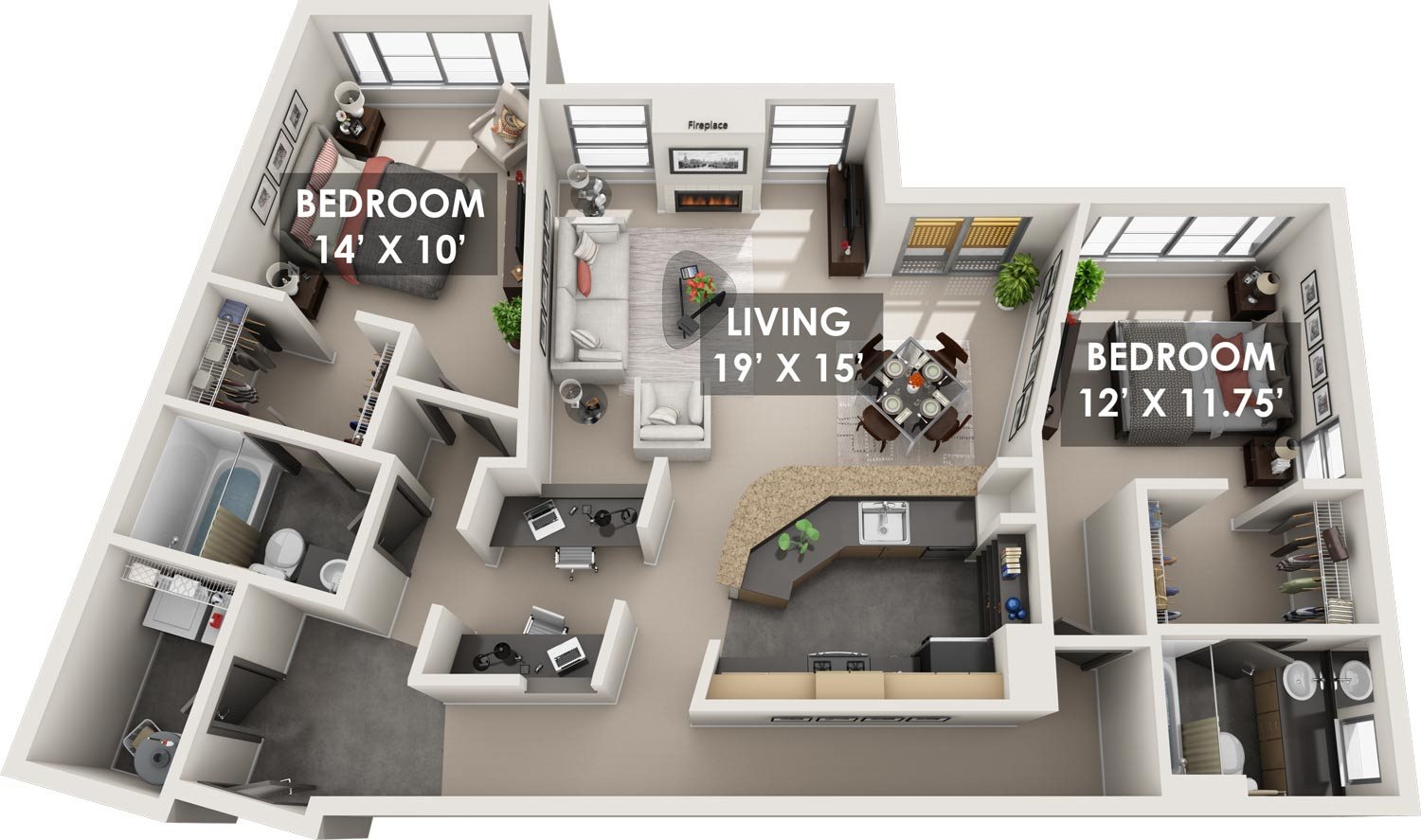 Casablanca 3D Floorplan