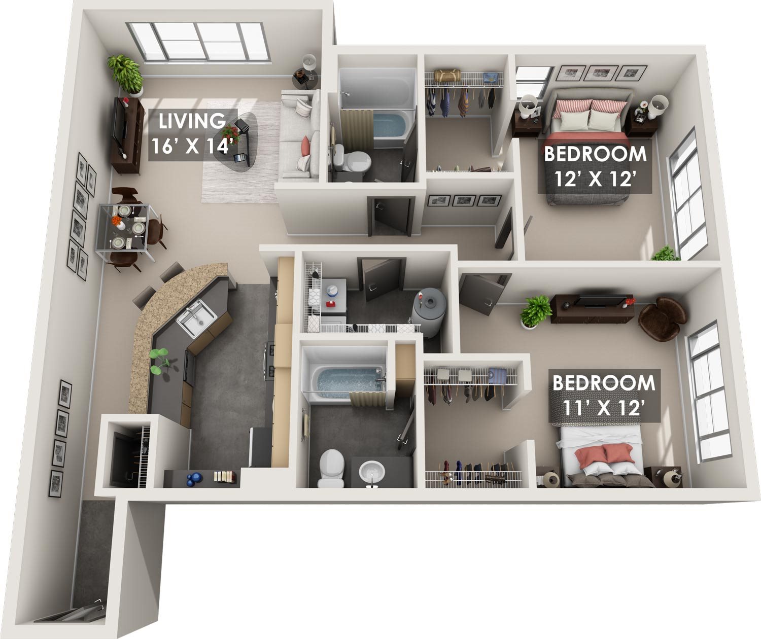 Domes 3D Floorplan