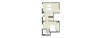 1 Bedroom - 1 Bathroom