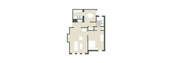 1 Bedroom - 1 Bathroom