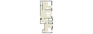 2 Bedroom - 1 Bathroom