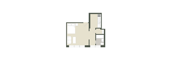2 Bedroom - 1 Bathroom