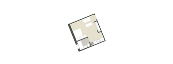 a small floor plan of a house
