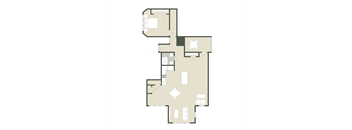 1 Bedroom - 1 Bathroom