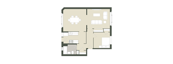 1 Bedroom - 1 Bathroom